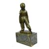Image 8 : Little Indian Boy Alibaba The Server Bronze Sculpture
