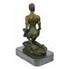Image 8 : Amazon Nude Woman With Sword Bronze Statue