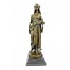 Image 1 : Young Woman with a Bundle of Wheat Bronze Sculpture