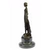 Image 9 : Young Flapper Bronze Sculpture on Marble Base Statue