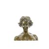 Image 2 : Youth and Leopard Bronze Sculpture
