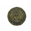 Image 1 : Young Queen Elizabeth II Bas Relief Bronze Sculpture