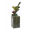 Image 8 : Multi Color Patina Love Bird Bronze Sculpture