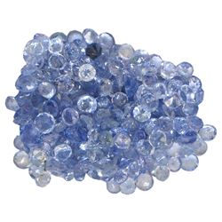 13.73 ctw Round Mixed Tanzanite Parcel