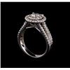 Image 4 : 1.26 ctw Diamond Ring - 14KT White Gold