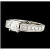 Image 1 : 1.54 ctw Diamond Ring - 18KT White Gold