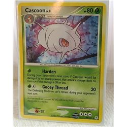 POKEMON COLLECTOR CARD IN PROTECTIVE SLEEVE - CASCOON LV.8 - 44/130