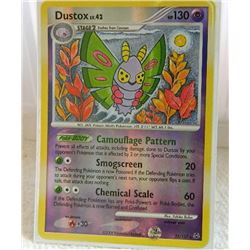 POKEMON COLLECTOR CARD IN PROTECTIVE SLEEVE - DUSTOX LV.42 HOLO - 25/127