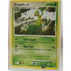 POKEMON COLLECTOR CARD IN PROTECTIVE SLEEVE - SCEPTILE LV.59 - 31/99