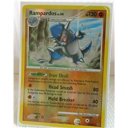 POKEMON COLLECTOR CARD IN PROTECTIVE SLEEVE - RAMPARDOS LV.54 HOLO - 13/127