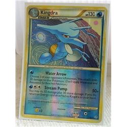 POKEMON COLLECTOR CARD IN PROTECTIVE SLEEVE - KINGDRA STAGE 2 HOLO - 17/95