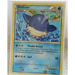 POKEMON COLLECTOR CARD IN PROTECTIVE SLEEVE - WAILMER BASIC - 52/102