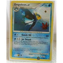 POKEMON COLLECTOR CARD IN PROTECTIVE SLEEVE - EMPOLEON LV.47 - 26/127