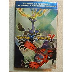 BOOK - HARDCOVER - POKEMAN X & POKEMAN Y : THE OFFICIAL KALOS REGION GUIDE BOOK - CAN. $22.99