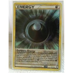 POKEMON COLLECTOR CARD IN PROTECTIVE SLEEVE - ENERGY - DARKNESS - UNCOMMON - 86/95
