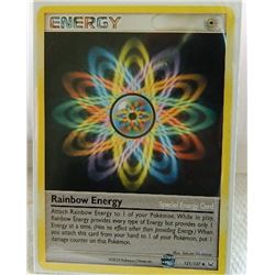 POKEMON COLLECTOR CARD IN PROTECTIVE SLEEVE - ENERGY - DARKNESS - COMMON - 121/127