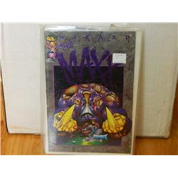 WIZARD PRESENTS THE MAXX #1/2 WITH FOIL COVER & CERTIFICATE OF AUTHENTIITY - NEAR MINT- WITH SLEEVE 