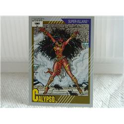MARVEL COLLECTOR CARD IN CLEAR SLEEVE - 1991 IMPEL - NEAR MINT - #83 - CALYPSO