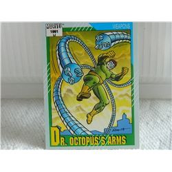 MARVEL COLLECTOR CARD IN CLEAR SLEEVE - 1991 IMPEL - NEAR MINT - #136 - DR. OCTOPUS'S ARMS