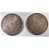 Image 2 : 2-AU 1891-S MORGAN DOLLARS