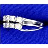 Image 2 : Diamond Contour or Shadow Band Ring in 14k White Gold