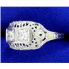Image 2 : Vintage European Cut Diamond Ring