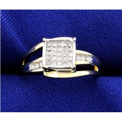 1/2 ct TW Invisible Set Diamond Ring