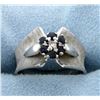 Image 1 : Diamond & Sapphire Ring