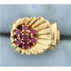 Natural Ruby Pinky ring