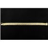 Image 1 : 7 1/2 Inch Long Bracelet in White and Yellow Gold