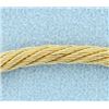 Image 2 : Gold Rope Bracelet with Sapphire