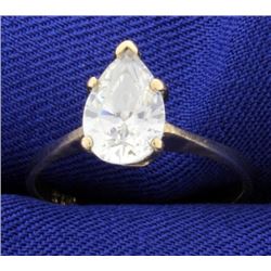 1.5ct CZ Solitaire Ring