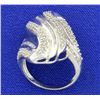 Image 3 : Unique 1ct TW Modern Diamond Ring