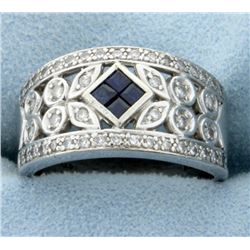 Diamond & Sapphire Ring