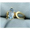 Image 2 : 2 ct Blue Topaz Ring