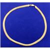 Image 1 : Herring Bone Style Necklace