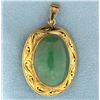 Large Antique Jade Pendant