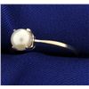 Image 2 : Solitaire 6mm Pearl Ring