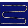 Image 1 : 18 Inch Rope Style Neck Chain