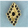 Image 2 : Sapphire and Diamond Pendant