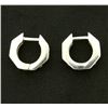 Image 3 : Diamond Hoop Earrings with Heart, Moon, and Star Design