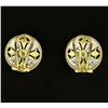 Image 3 : Diamond Designer Earrings in 14k Gold