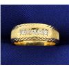 Image 1 : Diamond Wedding Band Ring With Unique Design