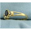 Image 2 : Natural Sapphire and Diamond Ring