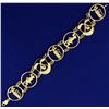 Image 1 : Custom Designed Golf Bracelet in 14k Gold