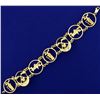 Image 2 : Custom Designed Golf Bracelet in 14k Gold
