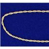 Image 2 : 18 Inch 14k Rope Style Neck Chain