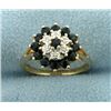 Image 1 : Natural Sapphire and Diamond Ring