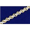 Image 2 : Unique Diamond Cut 7 Inch Bracelet in 14k Gold