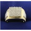 Image 1 : 1ct TW Diamond Jubilee Rolex Style Band Ring
